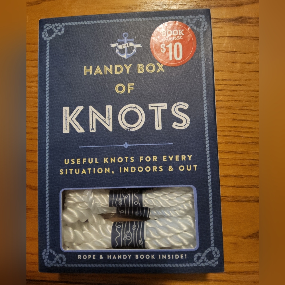 Handy Box of Knots- Rope and Handy book. New sealed box.